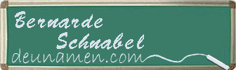 Bernarde Schnabel Visitenkarte